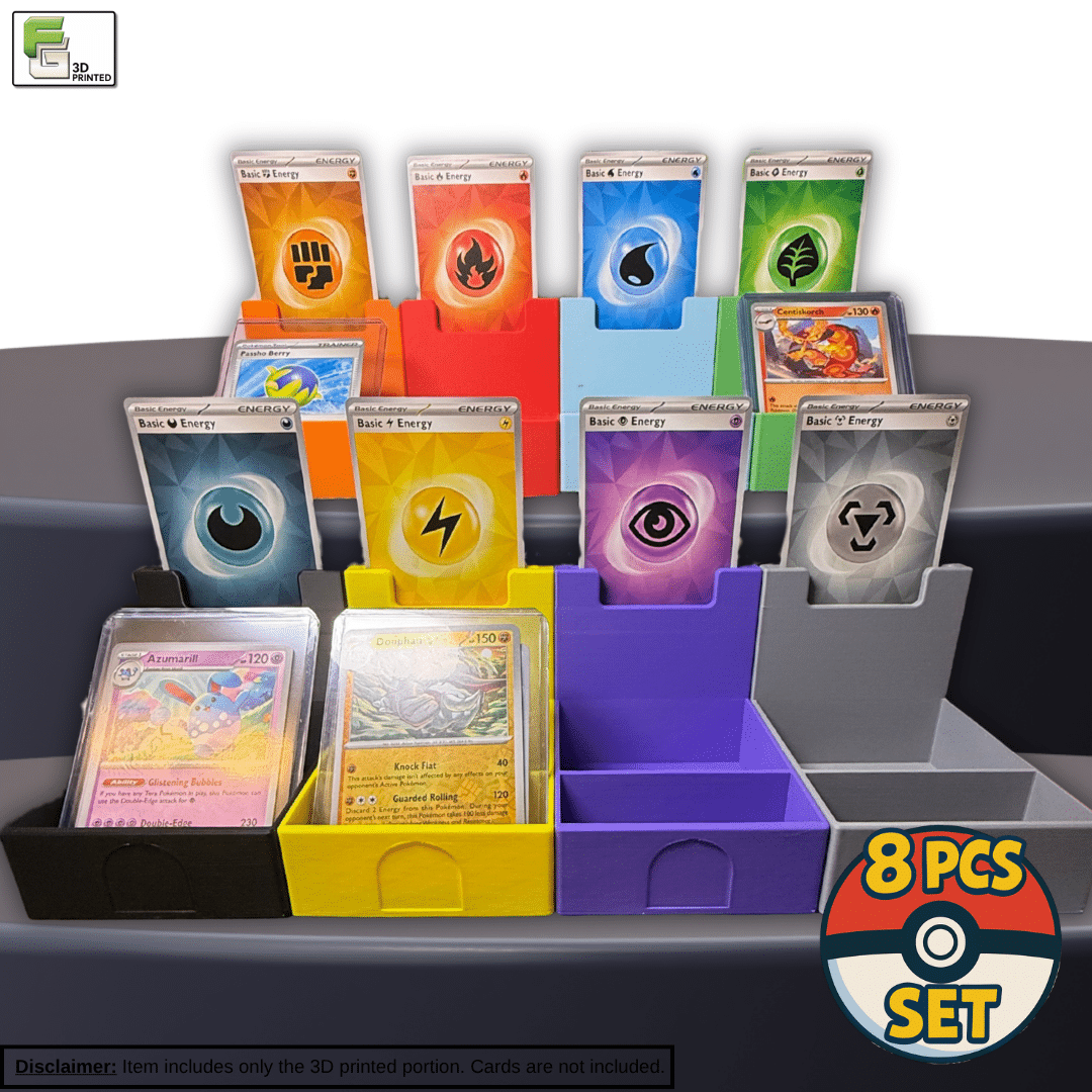 Large 8-piece Pokémon Energy Break stand set by Ficking Games